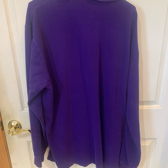 Vivid Bright Purple Mens 3XLT Polo Shirt - Picture 3 of 4